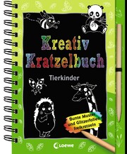 Kreativ-Kratzelbuch: Tierkinder - Cover