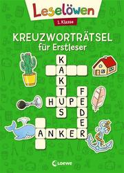 Leselöwen Kreuzworträtsel für Erstleser - 1. Klasse (Grün) - Cover