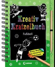 Kreativ-Kratzelbuch: Fußball - Cover