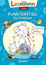 Leselöwen Punkterätsel für Erstleser - 1. Klasse (Blau) - Cover