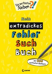 Mein extradickes Fehler-Such-Buch (gelb) - Cover