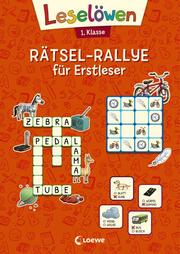 Leselöwen Rätsel-Rallye für Erstleser - 1. Klasse (Orange) - Cover