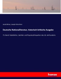 Deutsche Nationalliteratur, historisch-kritische Ausgabe