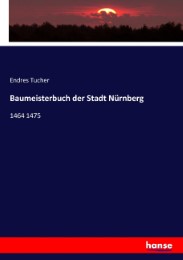 Baumeisterbuch der Stadt Nürnberg - Cover