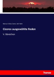 Ciceros ausgewählte Reden - Cover