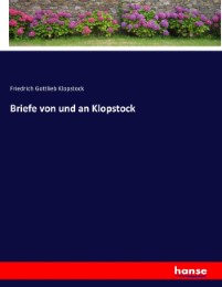 Briefe von und an Klopstock - Cover