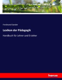 Lexikon der Pädagogik - Cover