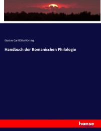Handbuch der Romanischen Philologie