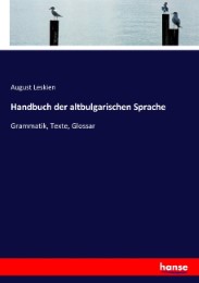 Handbuch der altbulgarischen Sprache