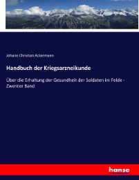 Handbuch der Kriegsarzneikunde - Cover