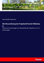 Die Neuordnung der Papstwahl durch Nikolaus II. - Cover