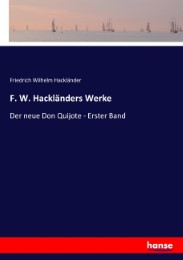 F. W. Hackländers Werke - Cover