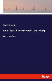 Ein Blatt auf Vronys Grab - Erzählung - Cover