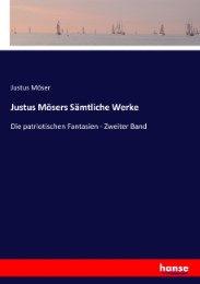 Justus Mösers Sämtliche Werke - Cover