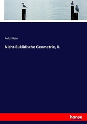 Nicht-Euklidische Geometrie, II. - Cover