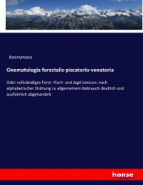 Onomatologia forestalis-piscatorio-venatoria