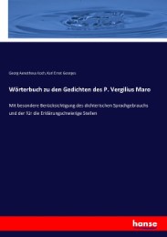 Wörterbuch zu den Gedichten des P. Vergilius Maro - Cover
