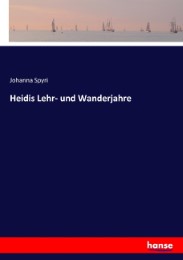 Heidis Lehr- und Wanderjahre - Cover