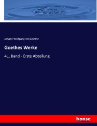 Goethes Werke - Cover