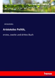 Aristoteles Politik, - Cover