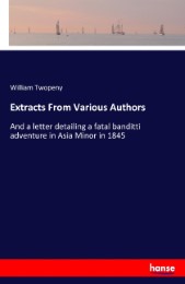 Extracts From Various Authors - Cover