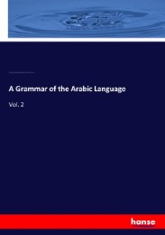 A Grammar of the Arabic Language - Cover