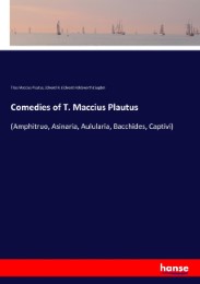 Comedies of T. Maccius Plautus - Cover