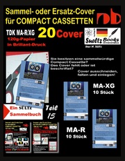 Sammel- oder Ersatz-Cover für TDK MA-R/XG COMPACT CASSETTEN - Cover