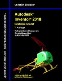 Autodesk Inventor 2018 - Einsteiger-Tutorial - Cover