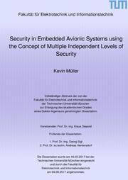 Security in Embedded Avionic Systems using the Concept of Multiple Independent Levels of Security