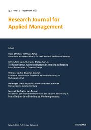 Research Journal for Applied Management - Jg. 1, Heft 1