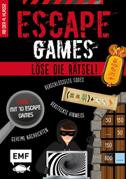 Escape Games Level 1 (rot) - Löse die Rätsel! - 10 Escape Games ab der 4. Klasse - Cover