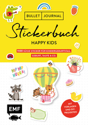 Bullet Journal - Stickerbuch Happy Kids