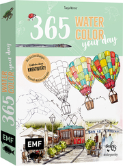 365 - Watercolor your day - Entdecke deine Kreativität! - Cover