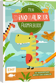 Mein Dinosaurier-Ausmalblock