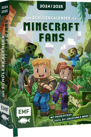Der Schülerkalender für Minecraft-Fans 2024/2025 - Cover