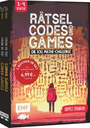 Rätsel, Codes und Games - Die XXL Mathe-Challenge für die 3. und 4. Klasse - Cover