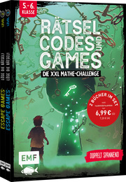 Rätsel, Codes und Games - Die XXL Mathe-Challenge für die 5. und 6. Klasse - Cover