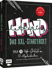 Handlettering: Das XXL-Starterset - Dein Anfänger-Set mit 2 Büchern im Bundle