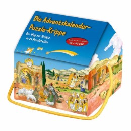 Die Adventskalender-Puzzle-Krippe - Cover