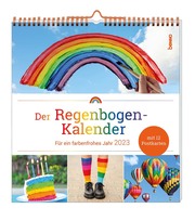 Der Regenbogen-Kalender - Für ein farbenfrohes Jahr 2023 - Cover