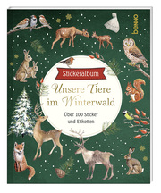Stickeralbum Unsere Tiere im Winterwald - Cover