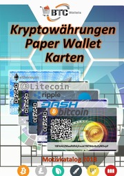 BTC Wallets Kryptowährungen Paper Wallet Karten - Motivkatalog 2018