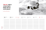 Literarischer Tischkalender Katzen 2025 - Illustrationen 1