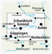 Stauferland, Ostalb, Schwäbisch Gmünd - Aalen - Göppingen - Abbildung 1