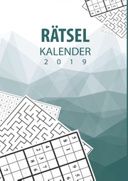 Rätsel Kalender 2019 - Terminplaner & Kalender 2019 mit 90 Rätseln