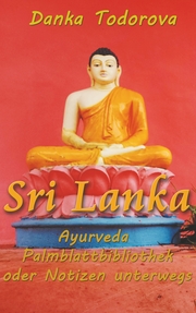 Sri Lanka, Ayurveda, Palmblattbibliothek oder Notizen unterwegs