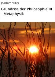 Grundriss der Philosophie III - Metaphysik