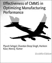 Effectiveness of CMMS in Optimizing Manufacturing Performance - Cover