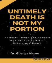 untimely death is not my portion - Cover